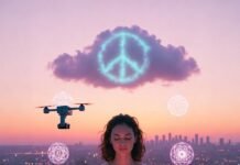 Mindfulness Tricks for Instant Calm Under Pressure a frazzled American millennial sitting cross-legged on a messy apartment floor surrounded by half-eaten takeout containers